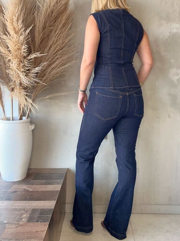 FINAL SALE - Alba Dark Denim Jean