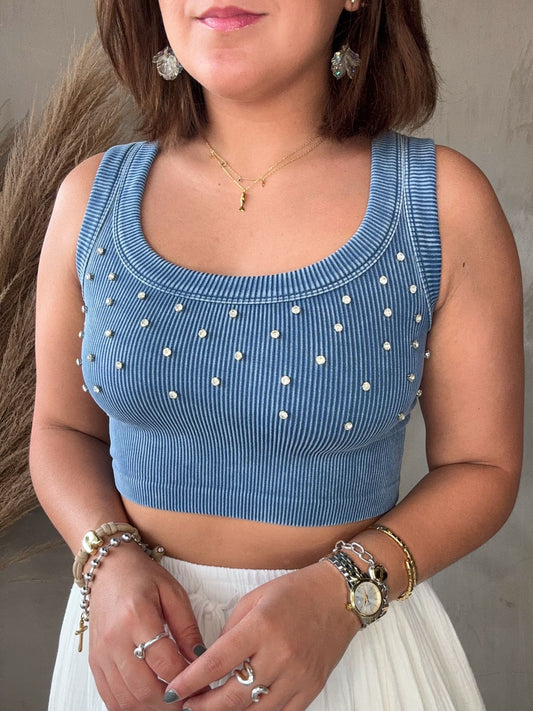 Ambar Blue Basic Top