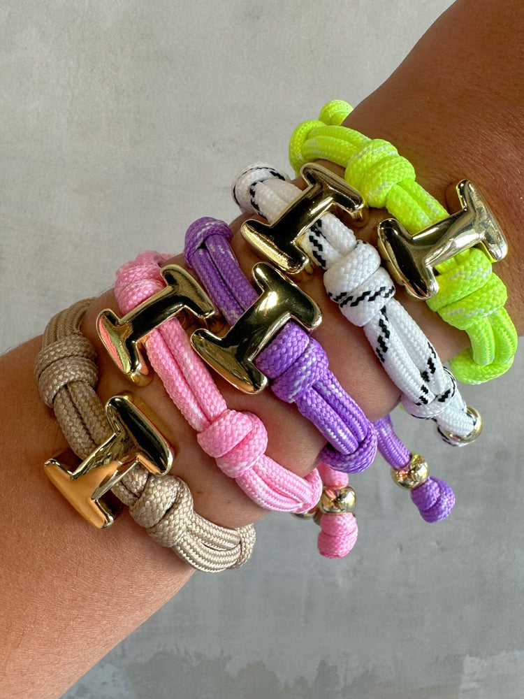 Initials Rope Bracelet