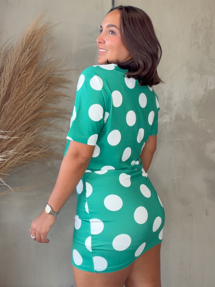 Tamara Green Polka Dots Set