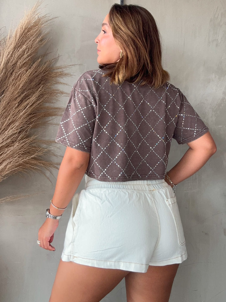Demi Mocha Tee