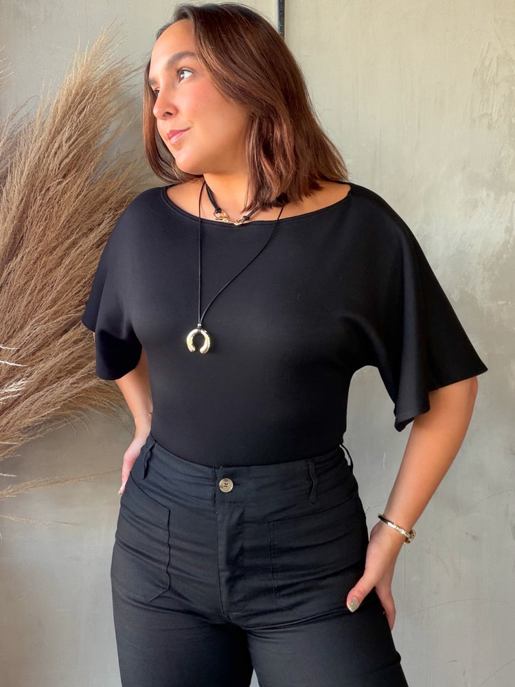 Vivienne Black Blouse