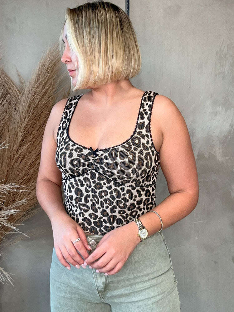 FINAL SALE - Bianca Leopard Top