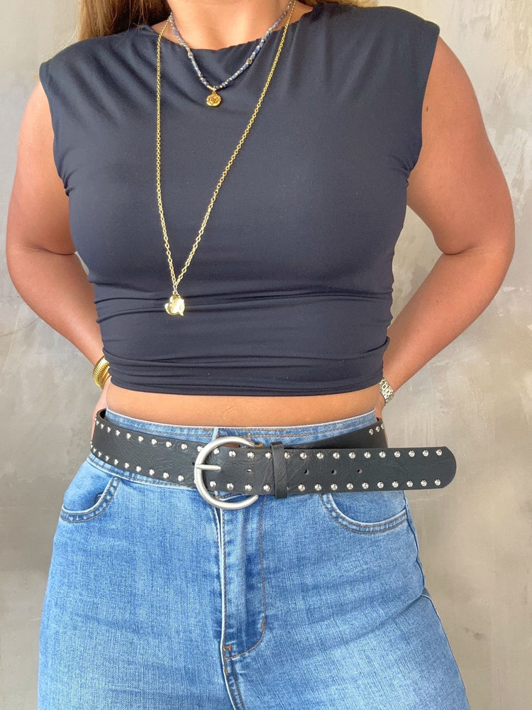 Studs Black Belt