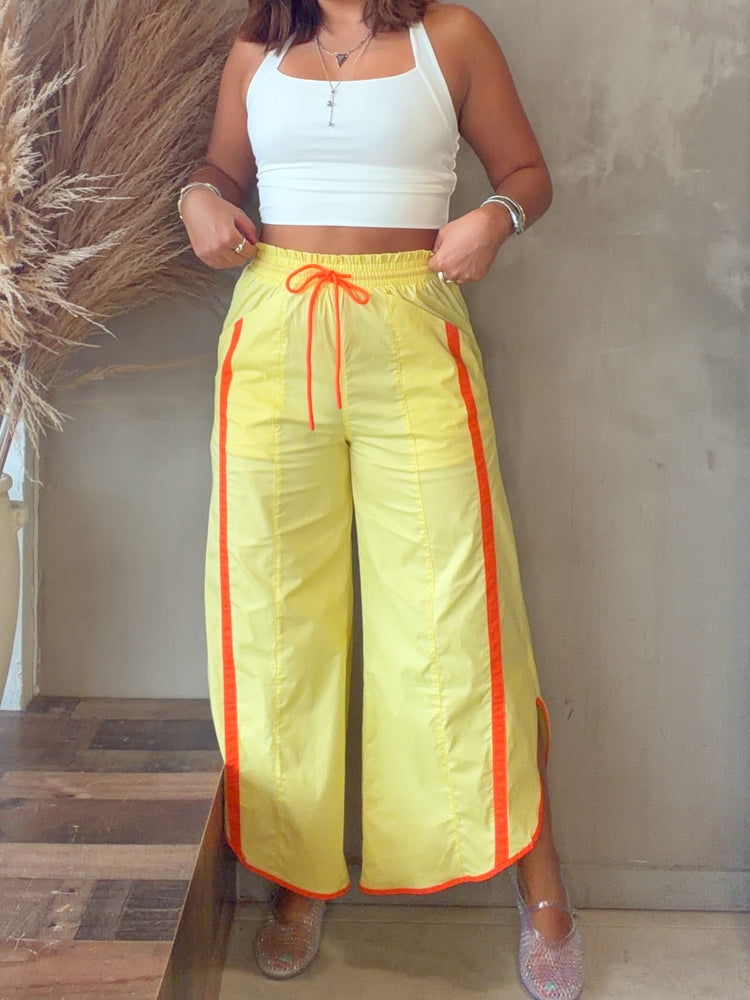 Bea Lemon/Orange Sporty Pants