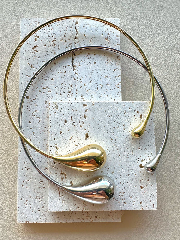 Drop Steel Necklace
