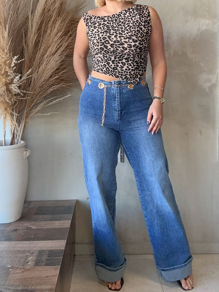 Noa Chain Belt Jean