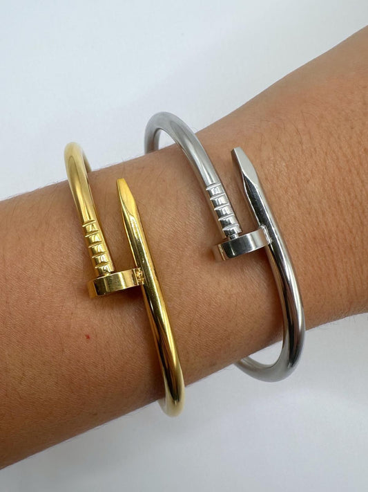 Nail Steel Bangle