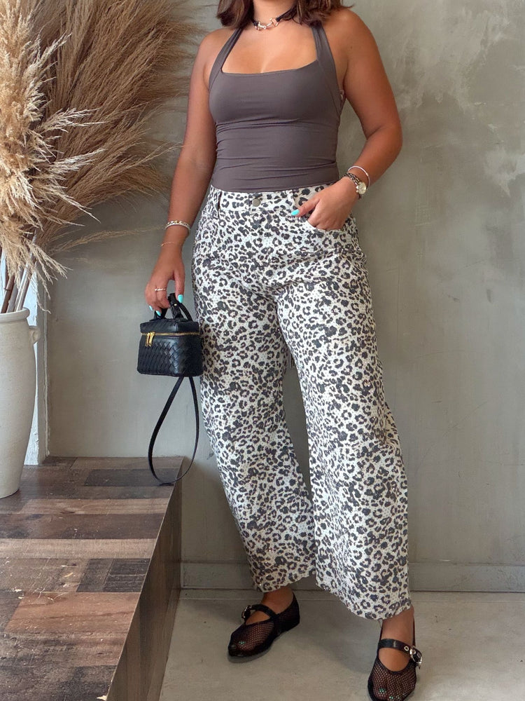Itzel Espresso Halter Top