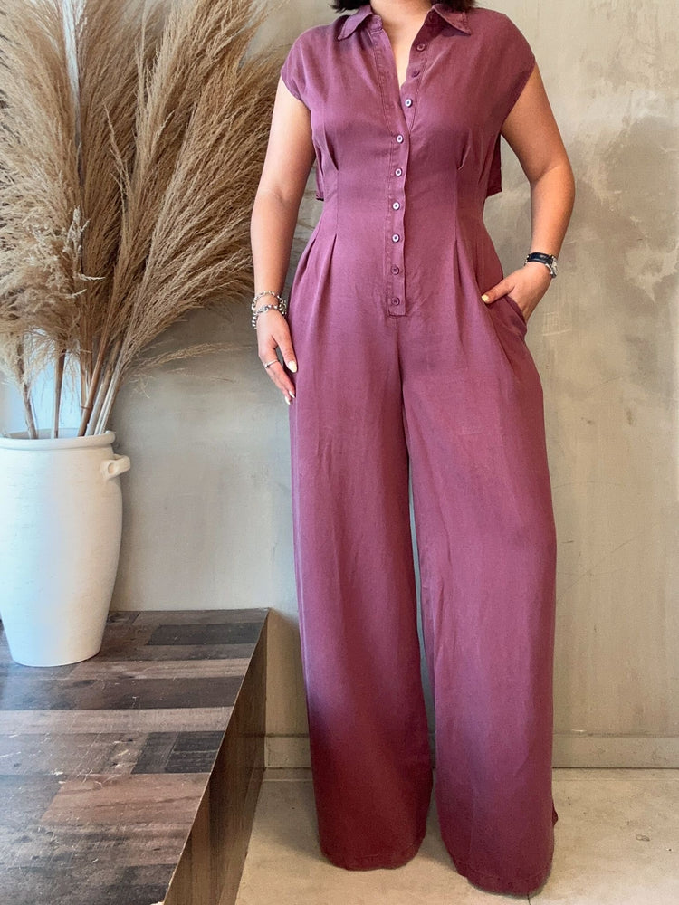 Azalea Denim Jumpsuit