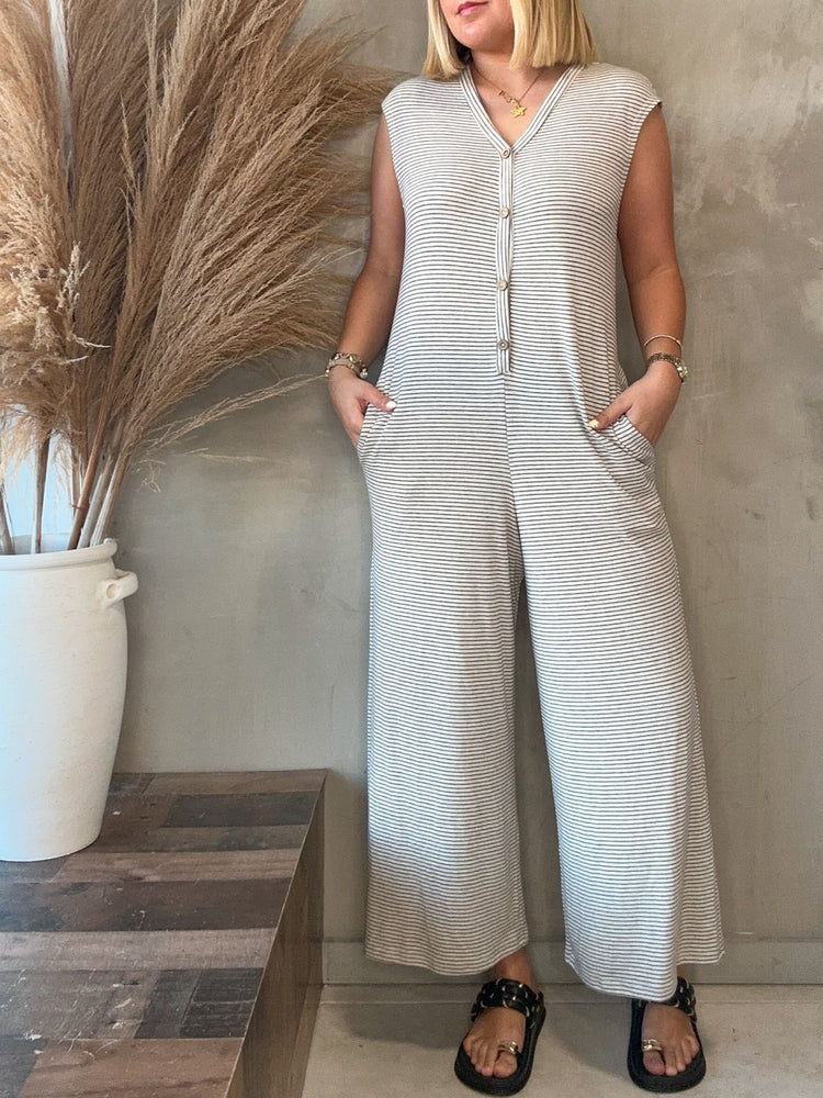 Kamila Striped Jumpsuit