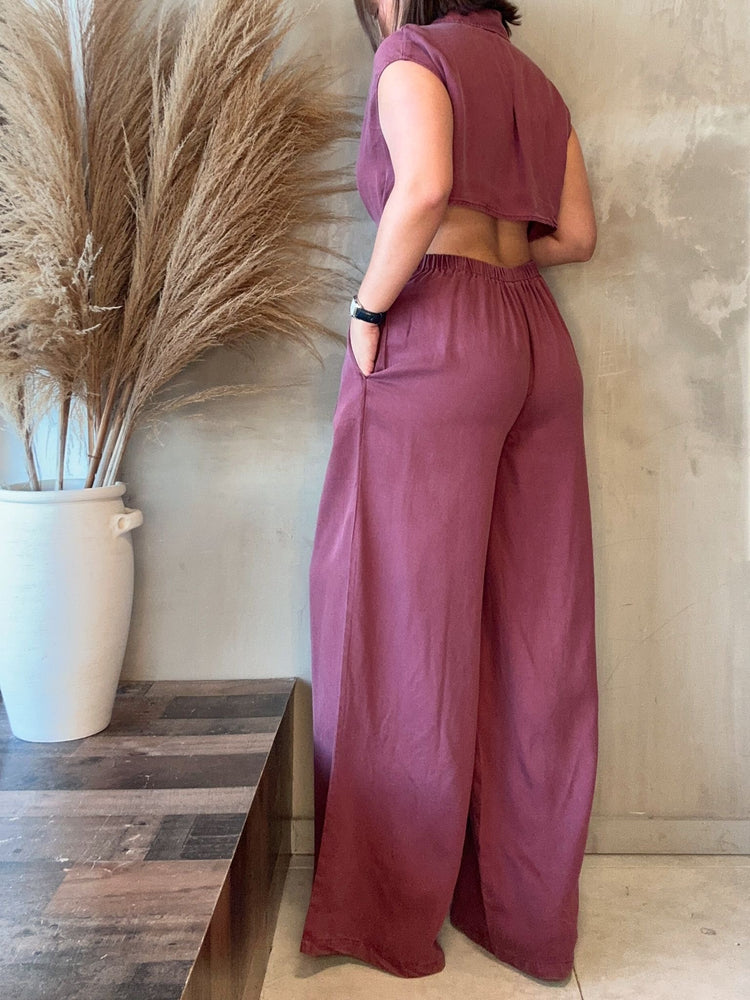 Azalea Denim Jumpsuit