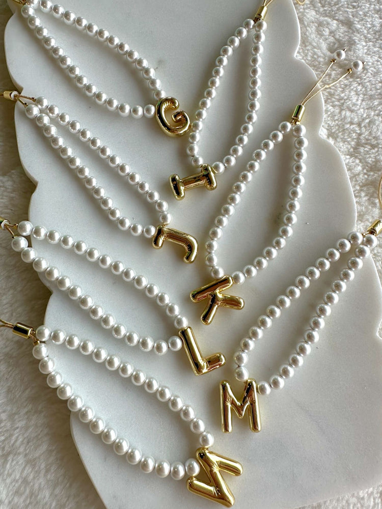 Balloon Initial Bracelet