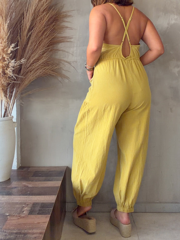 Ariadne Yellow Jumpsuit