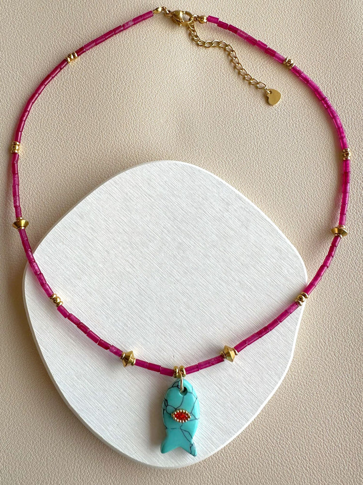 Fish Beads Necklace