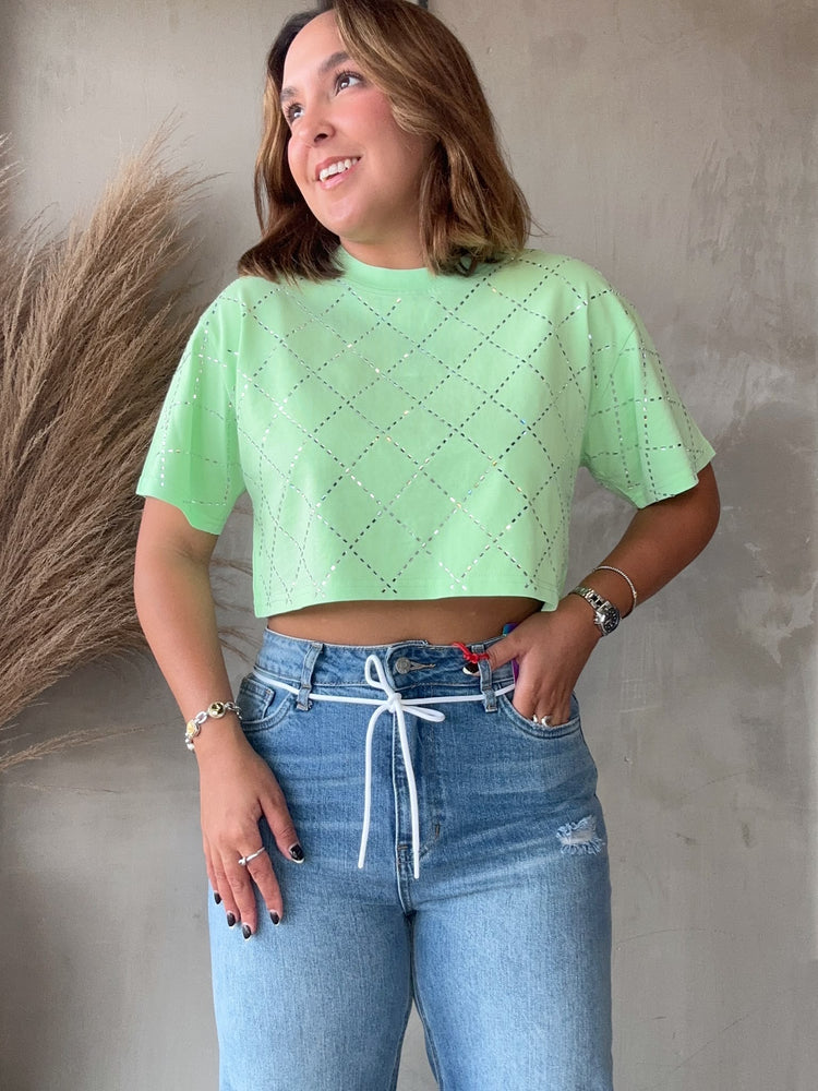 Demi Green Tee