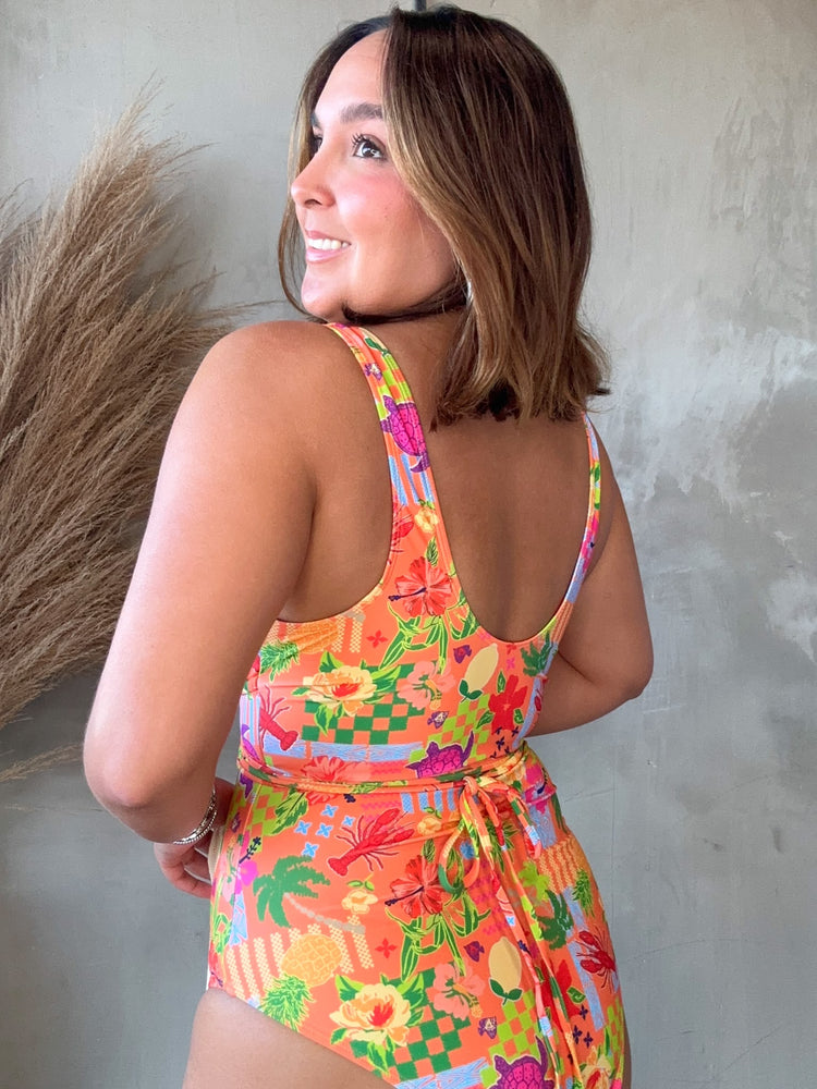 Hawaii One Piece Swimsuit