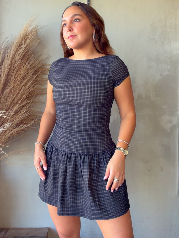 Gemma Plaid Dress