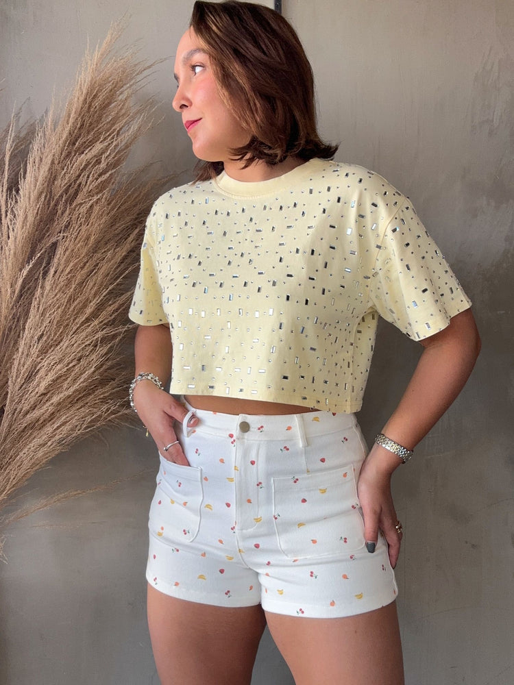 Zamira Light Yellow Tee