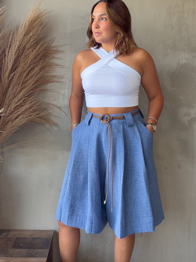 Marjo Belted Bermuda