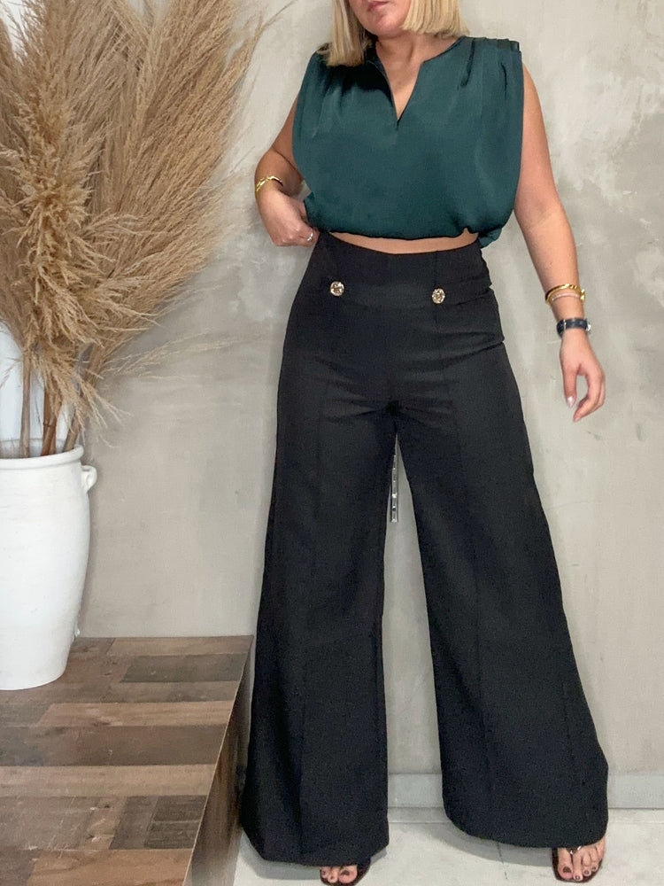 FINAL SALE - Forest Green Boxy Top