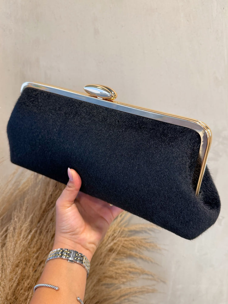 Hope Black Clutch Bag