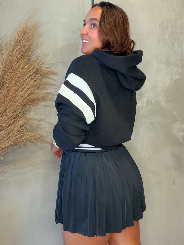 Yollie Black Tennis Skort