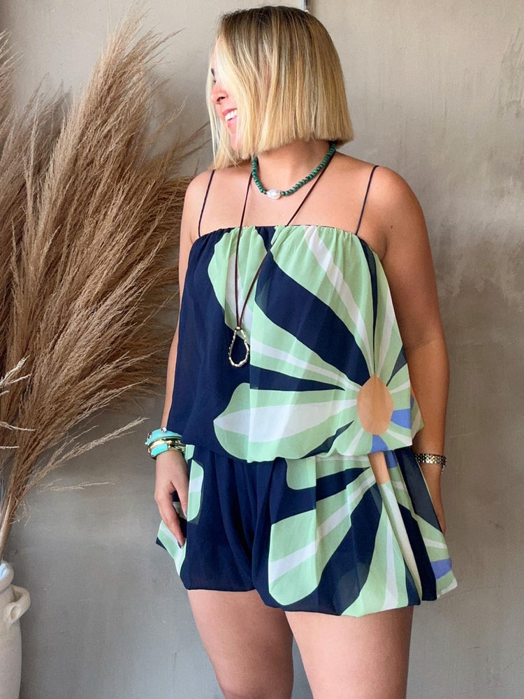 FINAL SALE - Floral Romper