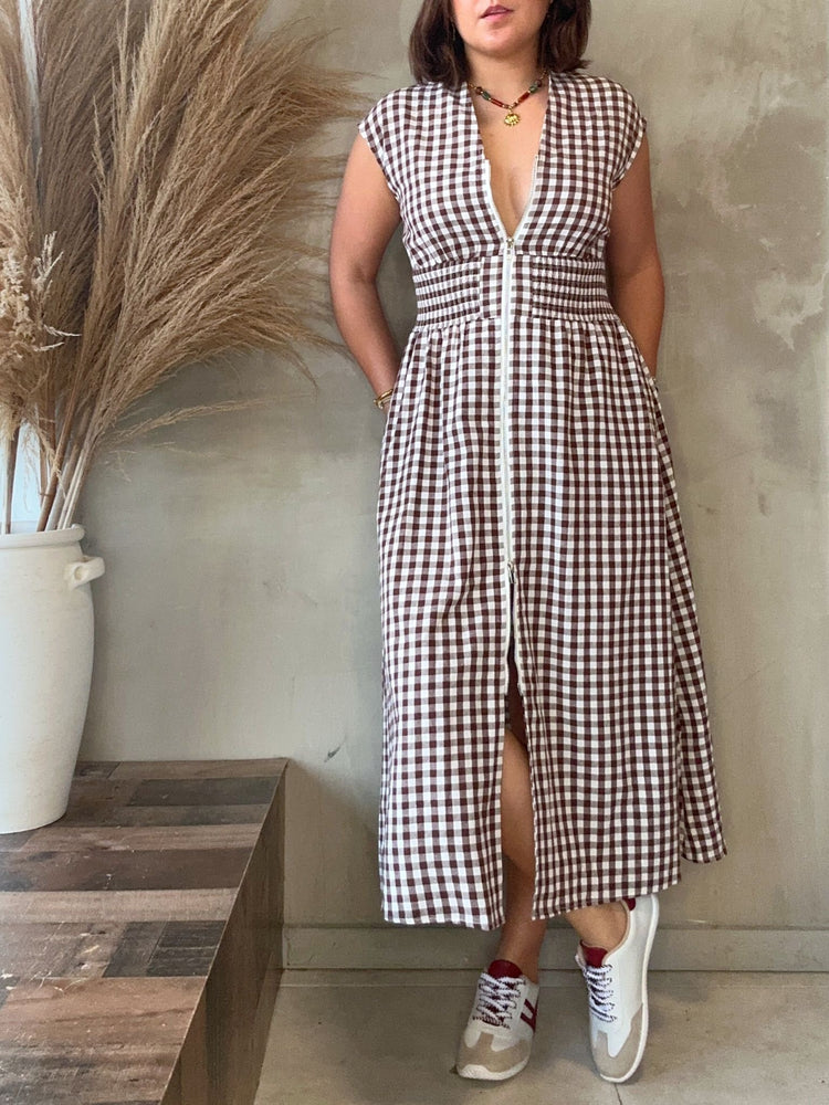 Priscilla Gingham Dress