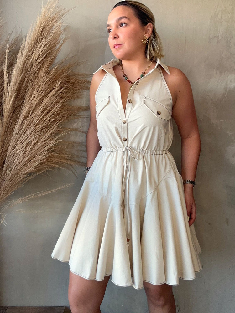 Amarilis Linen Dress