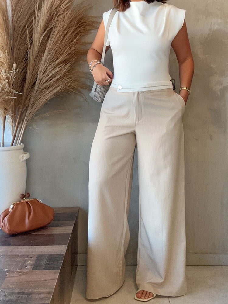 Cleo Beige Trousers