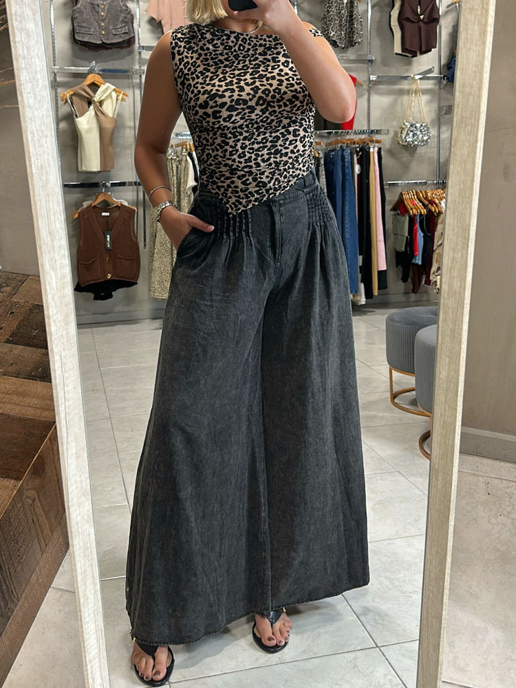 FINAL SALE - Maia Leopard Top