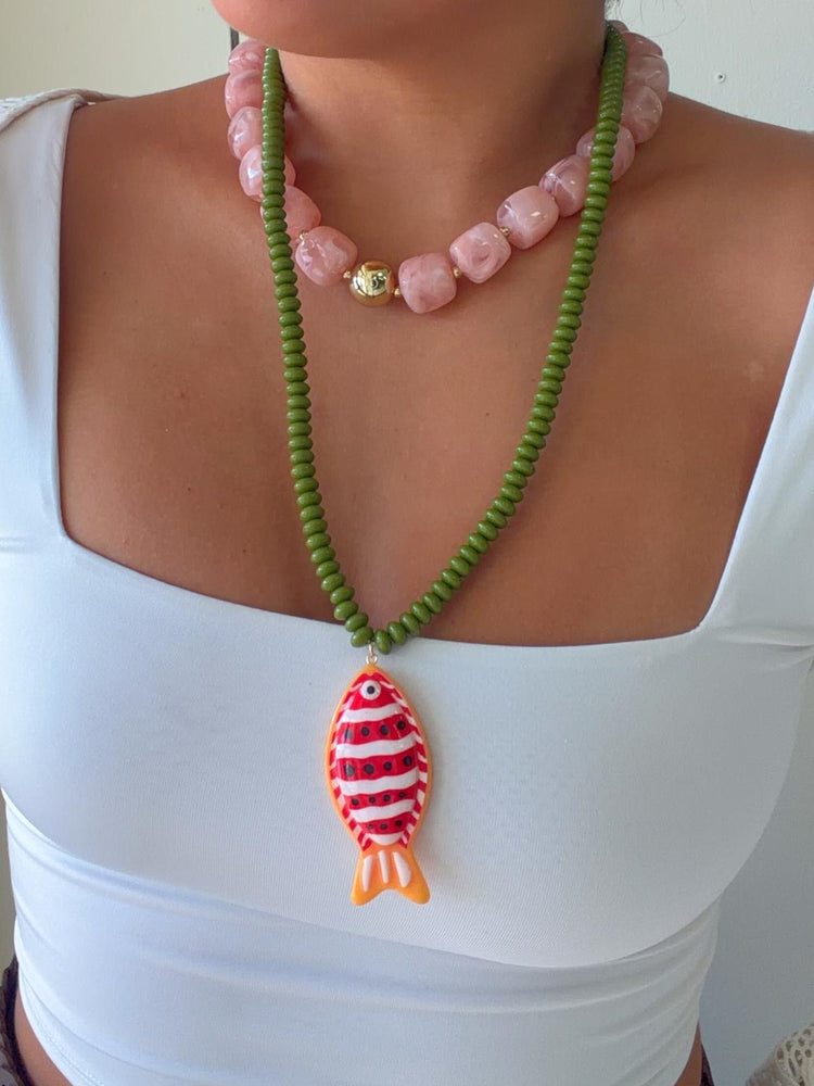 Fish Beads Necklace