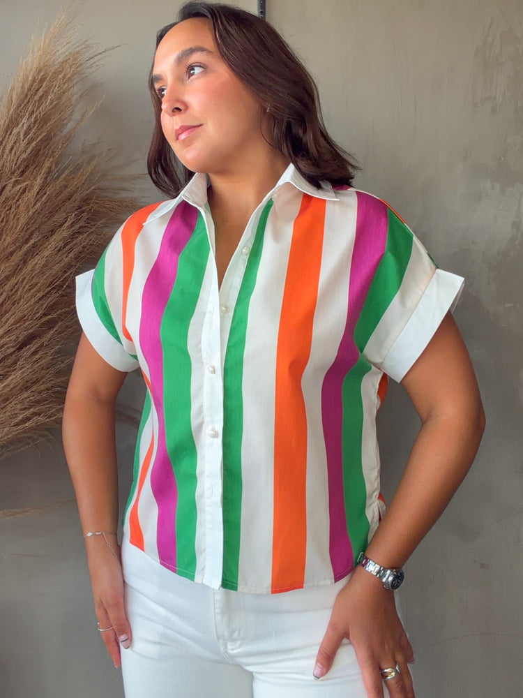 Antonia Striped Top