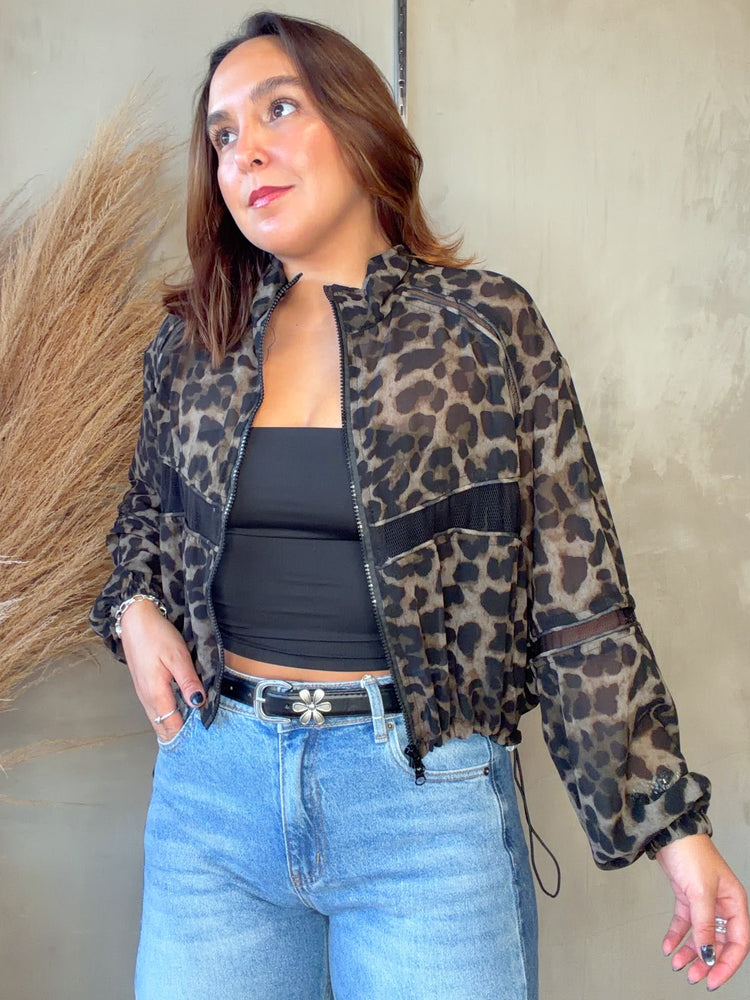 Quinn Leopard Jacket