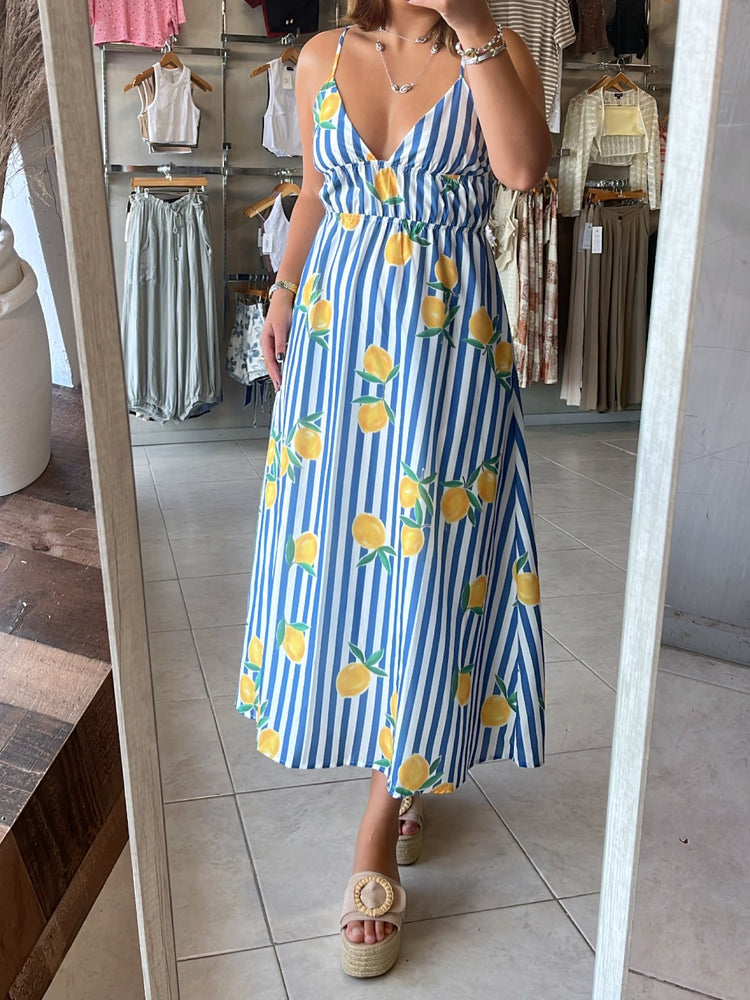 Stripes & Lemons Dress