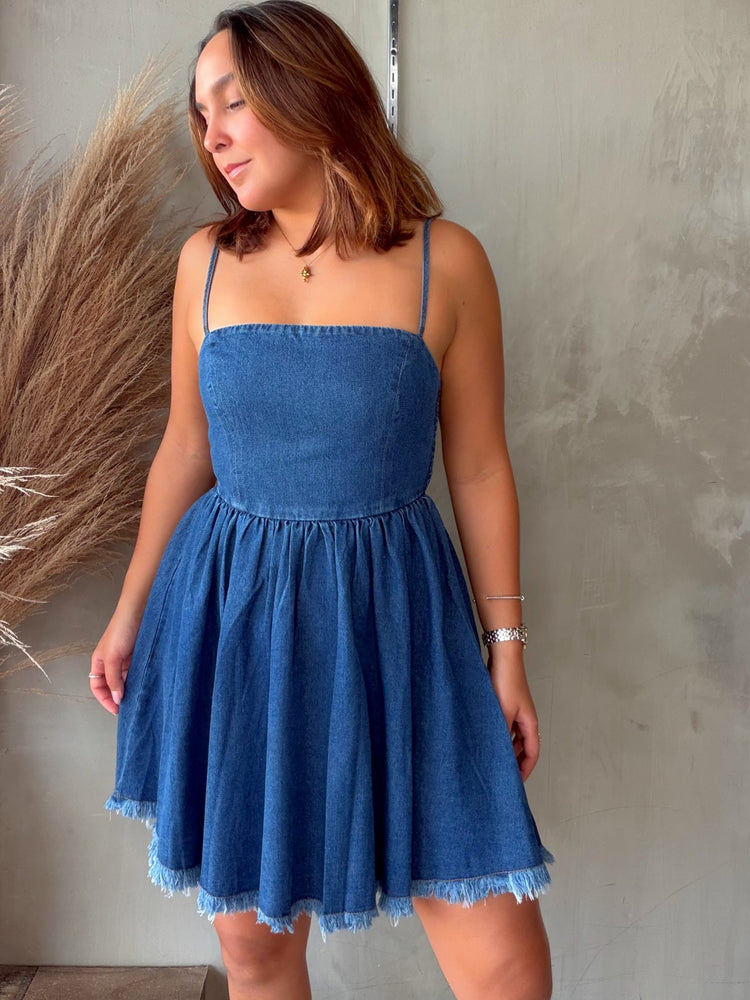 Athena Denim Dress