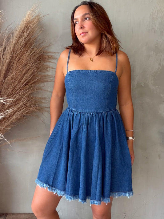 Athena Denim Dress