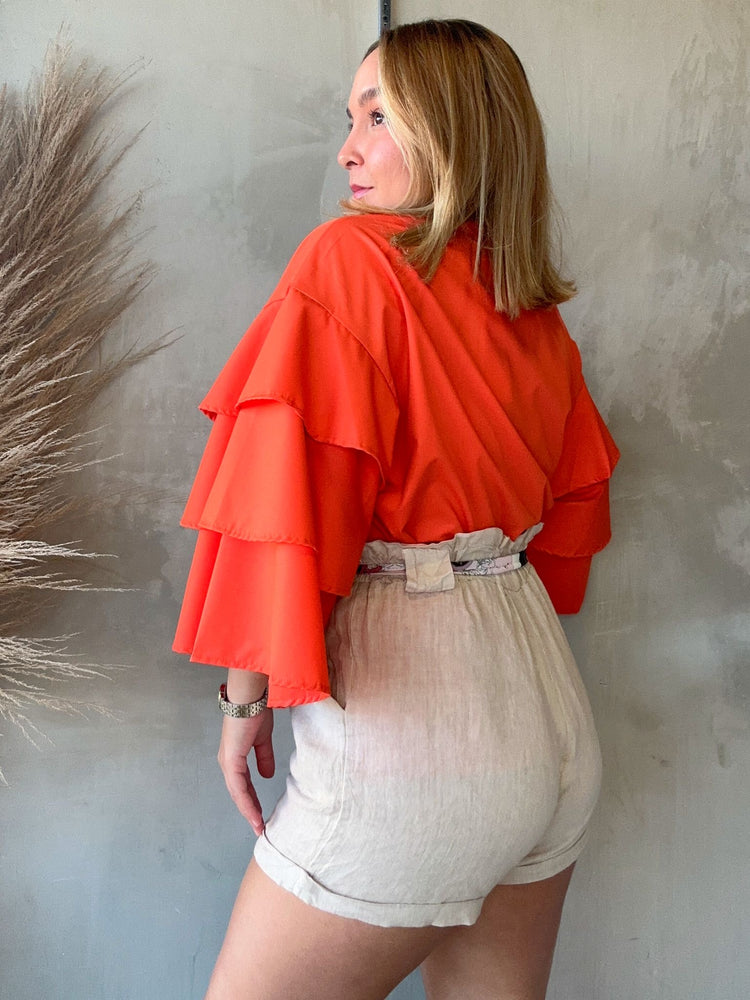 FINAL SALE - Sienna Linen Beige Short