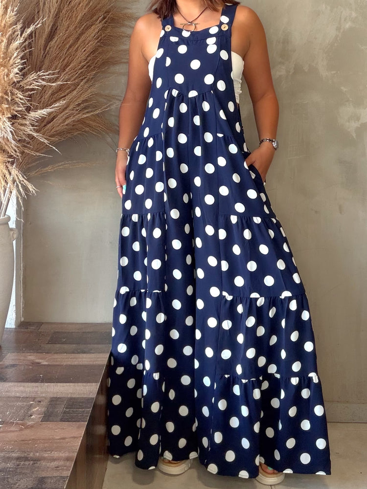 Lisset Polka Dots Jumpsuit