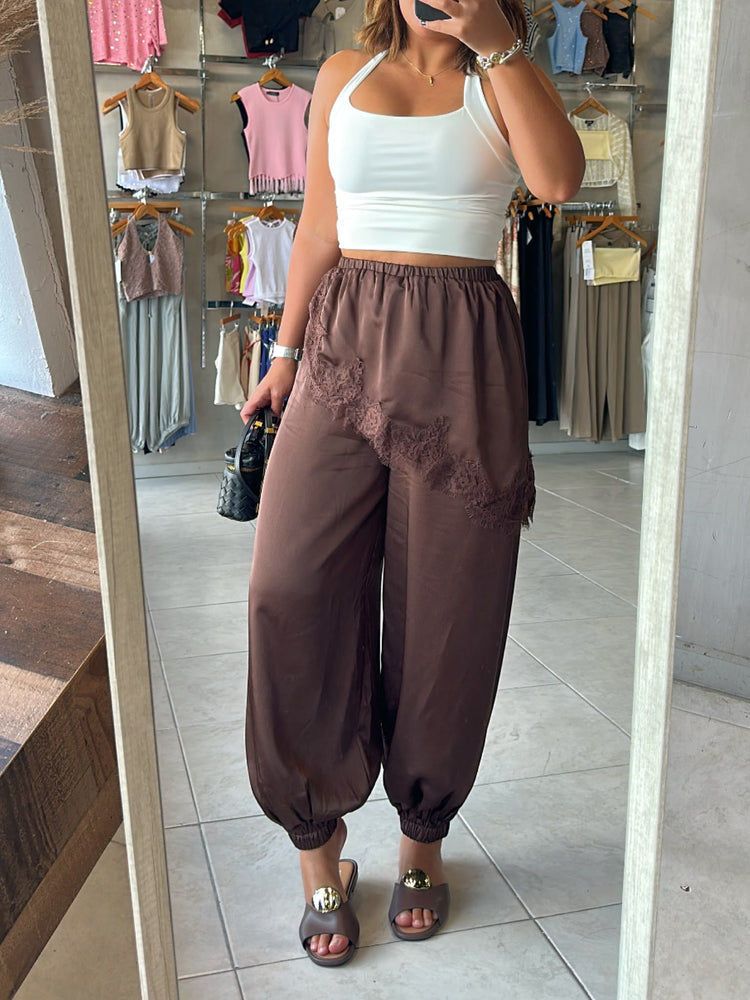 Liza Lace Balloon Pants