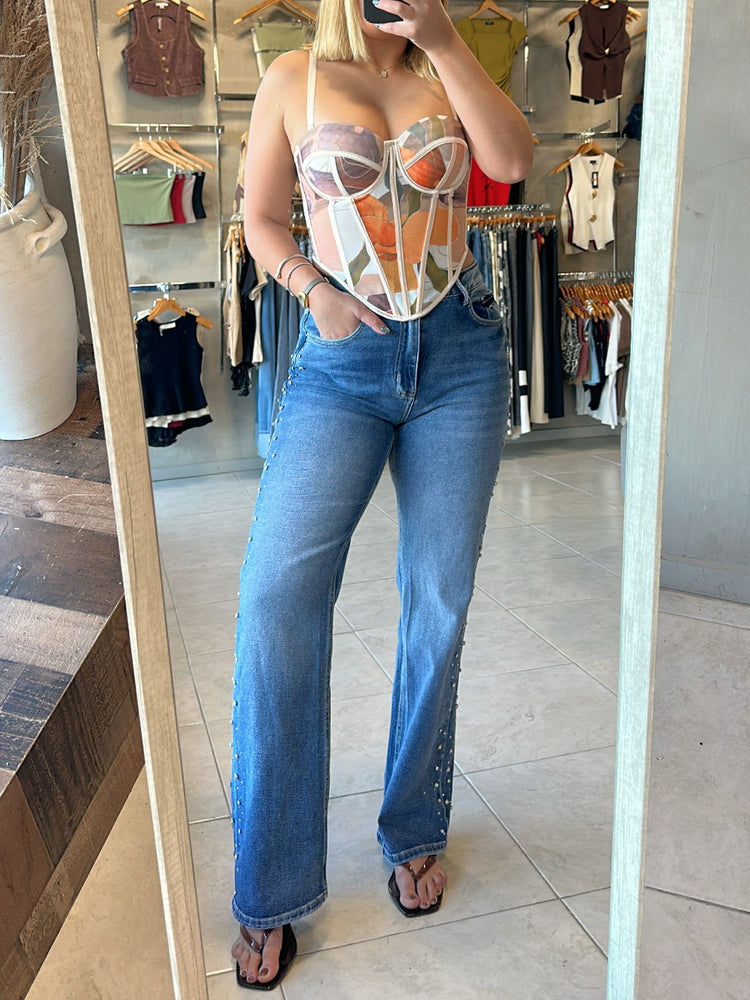 FINAL SALE - Trixie Rhinestones Jean