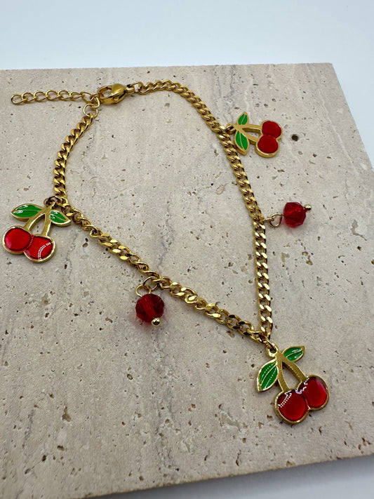 Cherry Steel Bracelet