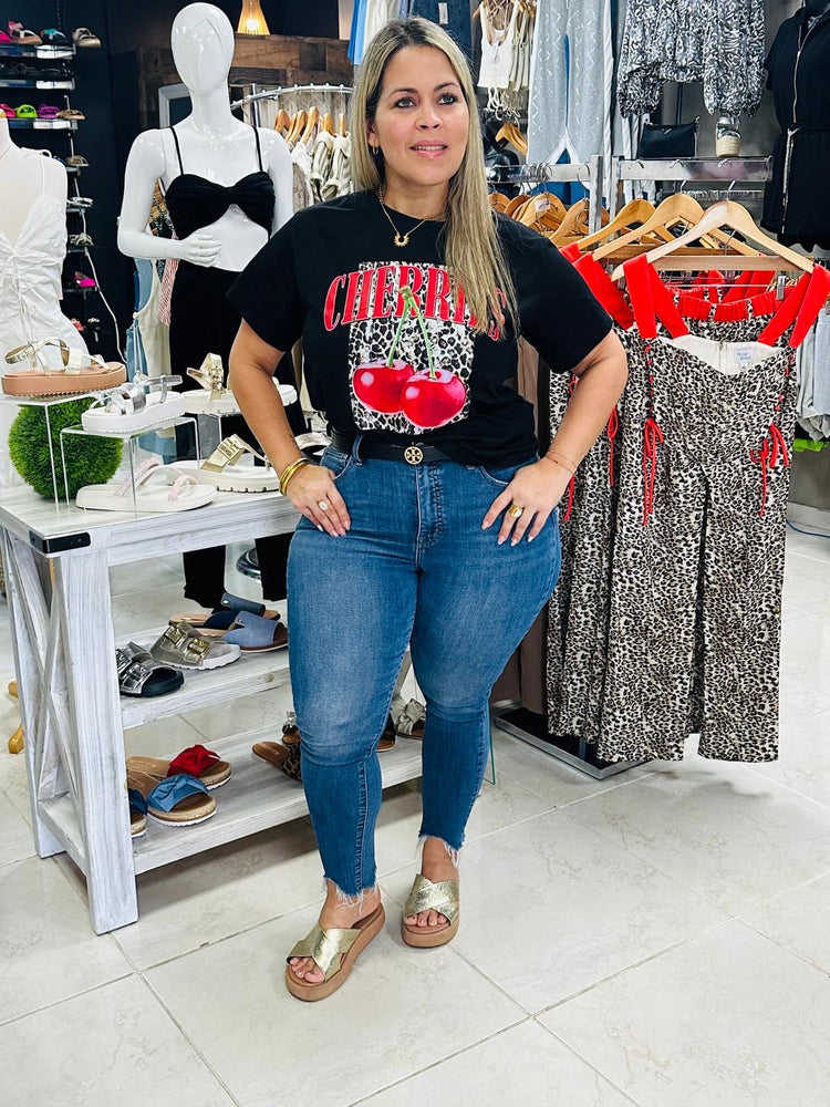 FINAL SALE - PLUS Cherries Top