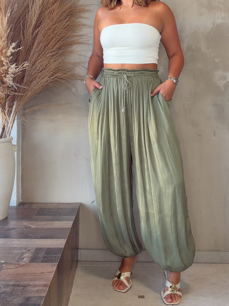 Olivia Satin Balloon Pant