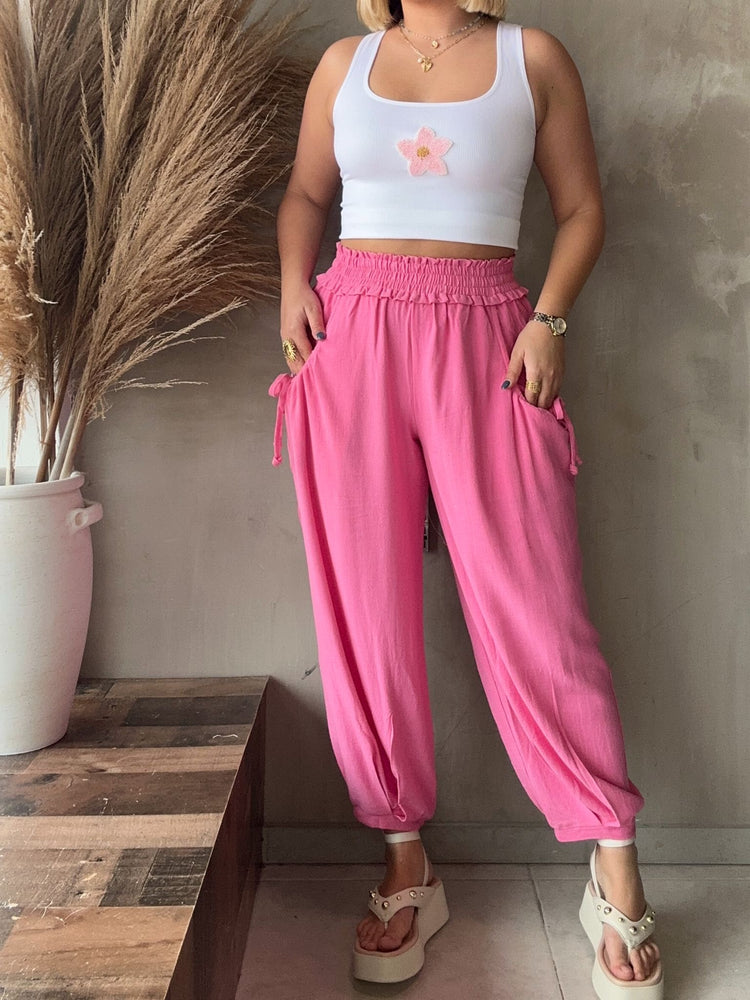 Romi Pink Relaxed Pants