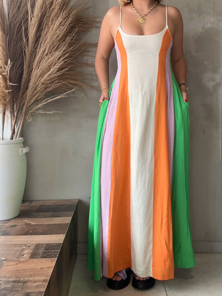 Valentina Linen Maxi