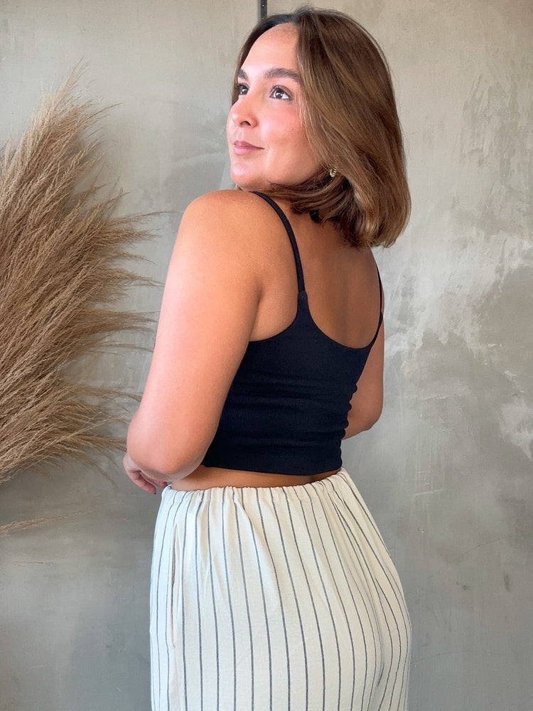 Erin Black Basic Top
