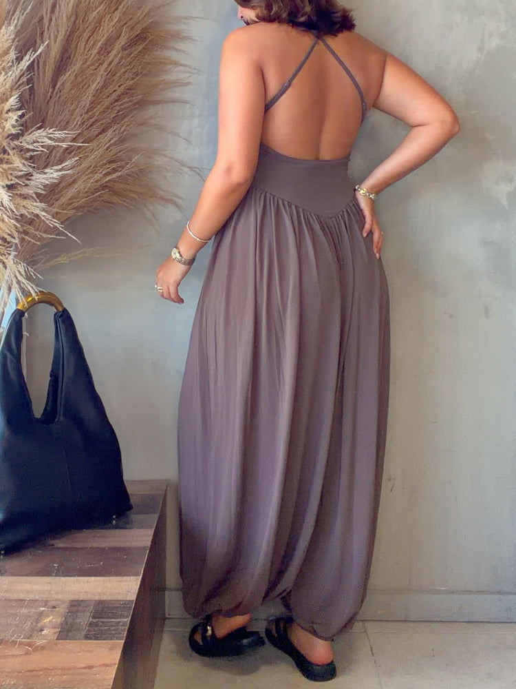 Lori Mocha Jumpsuit