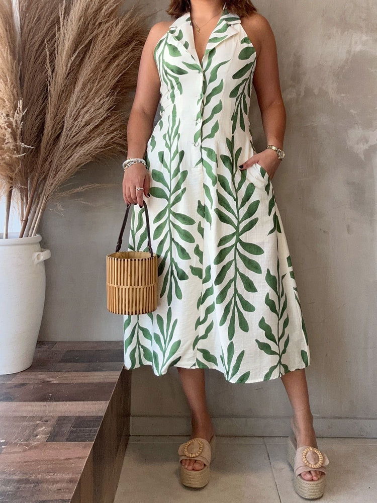 Jireh Leaves Dress